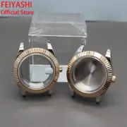 36mm/40mm Watch Case+Cyclops Sapphire Glass For Seiko NH34 Nh35 / 8215 Movement