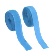 Sew on Hook and Loop Tape, 3/4 Inch Nylon Fastener Strips 2 Yards (Blue)
