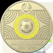 $2 2023 Matildas - Yellow 1978 Lightly Circulated Coloured AUS TWO DOLLAR Coin