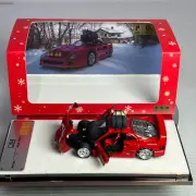 1/64 PGM Ferrari F40 Red Full Open Regular Christmas Winter PGM-640902 E