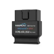 Veepeak OBDCheck BLE+ Bluetooth OBD II Scanner Wireless Car Diagnostic Scan ...