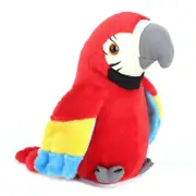 Cute Electric Talking Plush Parrot Toy (Red)