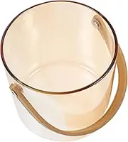 COLLBATH 1pc Portable Glass Wine Storage Basket Elegant Design for Fruit Snacks Decor Events Handy Bucket for Organizing Displaying Capacity