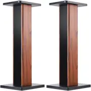 Speaker Stands Wood Grain Universal Floor Speaker Stands 24 Inch Floor Stand