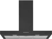 Smeg 90cm T Shape Chimney Rangehood Matt Black