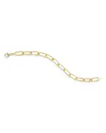 Alberto Amati 14K Yellow Gold Twist Style Paperclip Link Bracelet