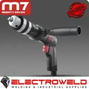 M7 Heavy Duty Air Drill 1/2" Keyed Chuck Reversible Pneumatic Mighty 7 M7-QE443