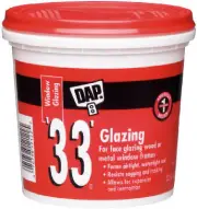 33' Window Glazing Compound, White, 1/2-Pt. 7079812120