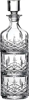 [WATERFORD] Marquis by Crystal Markham Stacking Decanter & Tumbler Pair