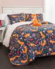Lush Decor Pixie Fox Quilt Set