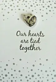 Our Hearts Are Tied Together White Wedding Planner Diary ~ Keepsake Engagement