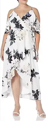 City Chic XS Ruffle Floral Dress