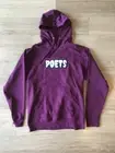 Poets - Aesop Chenille Hoodie Wine Jumper Pull Over