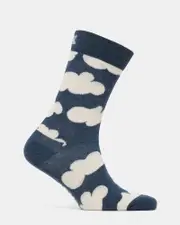 Julius Marlow Cloudy Sock Navy Size