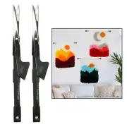 2x Scissors for Electric Hand Rug Tufting Gun Carpet Weaving Machine Tools