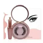 Magnetic Eyelashes Lashies Eye Lashes Extension Liquid Eyeliner + Tweezers
