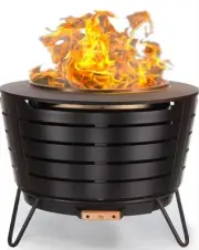 TIKI Brand 25" Smokeless Patio Fire Pit