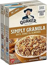 Quaker Simply Granola Honey & Almond, Twin Pack