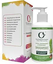 Vegan Amla Natural Shampoo with Shikakai & Bhringraj Oil | Anti Hair Loss Shampoo fights with dandruff and reduce Scalp Irritation & Lice | Paraben & Sulfate Free | Dry Scalp Shampoo