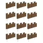 Greenes Fence Landscape Edging 7"x18"x18" Brown Flexible Half Log (12-Pack)
