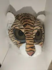 Mask Adult Maskimals Oversized Plush Halloween Mask - Tiger New Furry Cosplay