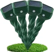 TEPENAR Mole Repeller Solar Set of 4 - Ultrasonic Vole Repellent & Animal Repellent Against Moles, Voles Snakes, Marmots (IP65 Waterproof) for Garden, Lawn, Yard