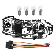 Taillight Bulb Holder + Socket Wire Harness + 4pcs Bulb Set 63217361305 for F55 F56 F57 Taillight As Shown