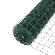 Everbilt Welded Wire Fencing 50 ft x 48" Galvanized 16-Gauge PVC Coated Green
