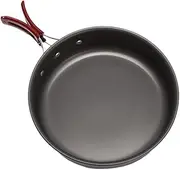 FELTECHELECTR Outdoor Portable Frying Pan Non Stick Camping Cookware for Picnic and Cooking Handle for Easy Storage Safe for Indoor Outdoor Use for Fried Eggs Sandwiches Pancakes and Omelets