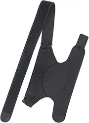 Men Women Sports Fitness Shoulder Sleeve Adjustable Shoulder Pad Straps Protector for Gym Braces for Weightlifting Sleeves for Sports Black
