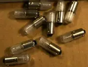 10 new NE51 Neon B1A Mini Bayonet Light bulb Lamps Guaranteed (Qty Avail)