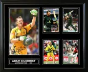 Adam Gilchrist Signed Photo Limited Edition Memorabilia