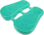 Generic Inflatable Stepper Gym Mats Fitness Equipment Home Pedal Exerciser Women Step Trainer Portable Step Trainer Fitness Accessory Fitness Balance Step Cushion Fitness Tool Pvc Green