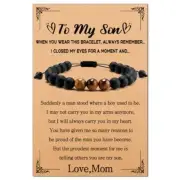 To My Son Bracelet from Mom, Son Bracelet from Mom, Gifts for Son, Son Gifts