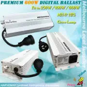 HARVEMAX 600W Digital Ballast 50% To 110% Dimmable HPS MH Lamps Energy Saving