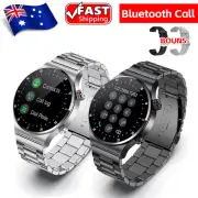 Waterproof Bluetooth Call Smart Watches Men Sports Smartwatch Full Touch Screen