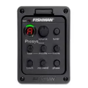 FISHMAN PRESYS BLEND 301 DUAL MODE GUITAR PICKUP PREAMP PIEZO MIC BEAT EQ TUNER