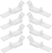 Ciieeo Valance Accessories Replacement 8pcs Blind Valance Clips Vertical Blind Clamps Shower Curtain Clips