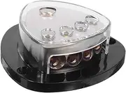 Sosoport Car Audio Distribution Block: Vehicle Audio Power Distributor Block - Ground Splitter Automotive Sound Modification For Amplifier Systems