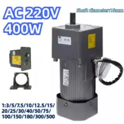 400W 0-450RPM 220V Singe Phase Adjustable Speed Gear Reduction Motor Controller