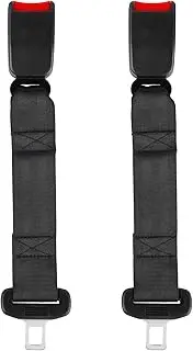 Belt Replacement Shoulder Straps for Backpacks Belt Extension Comfortable（Pack of 2, Black