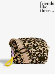 Friends Like These Leopard Print Nylon Cross-Body Bag (F44781) | $74