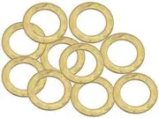 Aeroflow Brass Crush Washer Metric M11 11mm Id Suit -4AN 7/16" 10 Pac - AF181-11