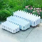 Fence Planter Rectangular Decorative Plant Container for Patio Garden Office
