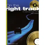 On the Right Track 10 Original Jazz Piano Pieces CD INCLUDED Level 2 Uni Edit#a
