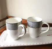 Cynthia Rowley Two Tea Coffee Cups