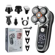 Head Shavers for Bald Men, IPX7 Waterproof Wet Dry Bald Head Shaver, LED Display Electric Rechargeable Head Shaving Men Kit