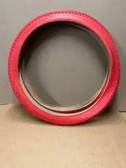 Goodyear Tread 26x2.125 Bicycle Red Tire Set Schwinn Monark Shelby Higgins &