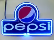 Pepsi Ice Cold Coke Cola 3D Carved 14" Neon Light Sign Lamp Bar Open Real Glass