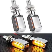 Motorcycle LED Turn Signal light Compatible With Aprilia SMV 750 900 Dorsoduro Caponord 1200 SHIVER 900 Mana 850 TUONO V4 1000/1100 Flashing(SL-104-CR)